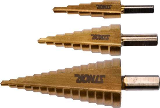 Set 3 burghie in trepte 4-32MM, TITAN 22616 Sthor