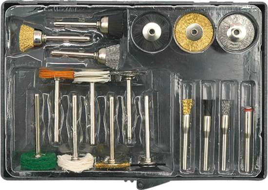 SET REZERVE PENTRU MINI FREZĂ, 17 PIESE 25411 Vorel