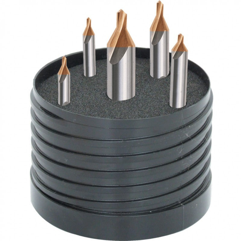 Set burghie de centrare HSS cu varf TIN  SWT-125-5140A