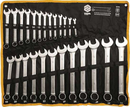 Set 25 chei combinate 6-32MM 51715 Vorel