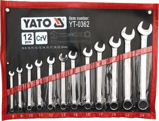 Set 12 chei combinate 8 - 24 mm YT-0362