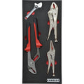 Set 4 piese, chei cu prindere automata si clesti KEN-595-0270K