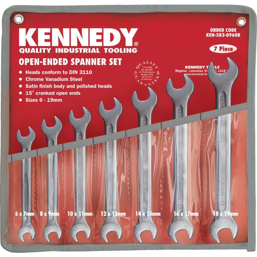 Set 7 chei fixe industriale 6-19mm KEN-582-0960K