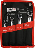 Set 4 chei inelare semideschise YT-0143