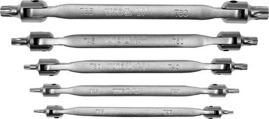 Set chei torx cu articulație 5 buc YT-05320