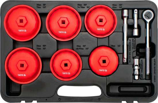 Set chei tubulare filtru ulei 15 buc. 3/8" YT-0595