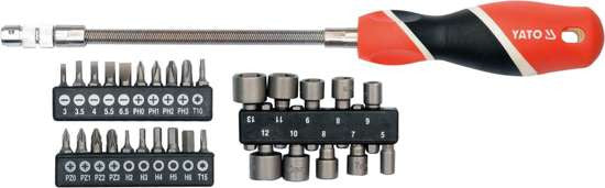 Set 31 surubelnite flexibile + biti YT-25972