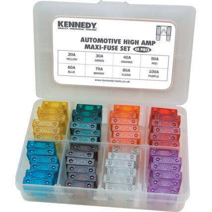 Set 48 sigurante Maxi cu amperaj mare KEN-503-9920K