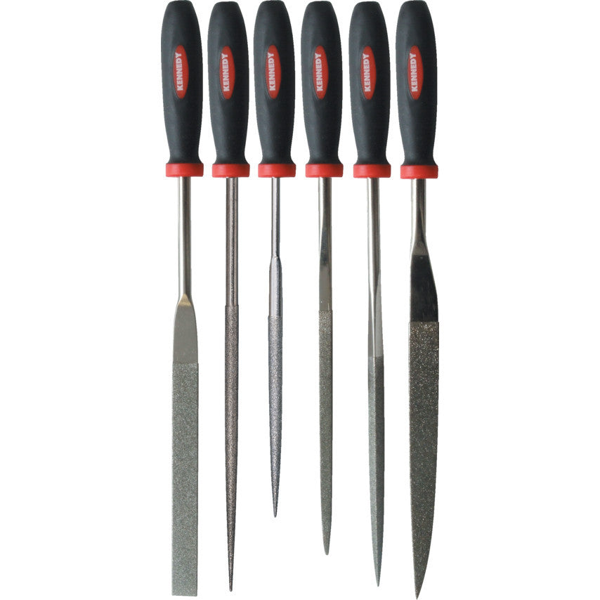 Set 6 pile cu diamant 16cm KEN-033-0500K