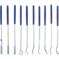 Set 10 pile curbate si pile ac cu diamant, 14cm SEN-033-2700K