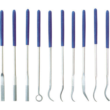 Set 10 pile curbate si pile ac cu diamant, 14cm SEN-033-2700K