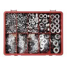 Set 890 piese, piulite si saibe din inox A2 QFT-615-4400K