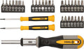 Set surubelnita cu clichet + biti 31 buc 64655 Vorel
