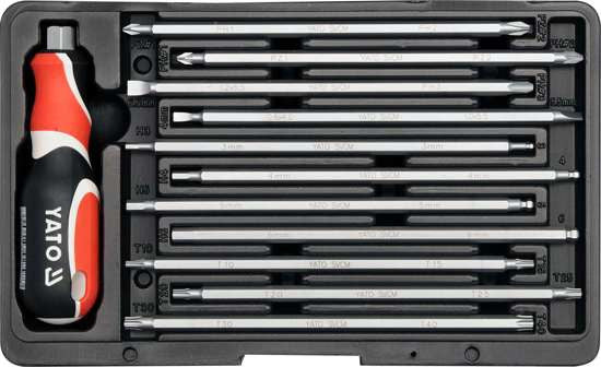 Set surubelnite cu capat dublu 12 buc YT-2797