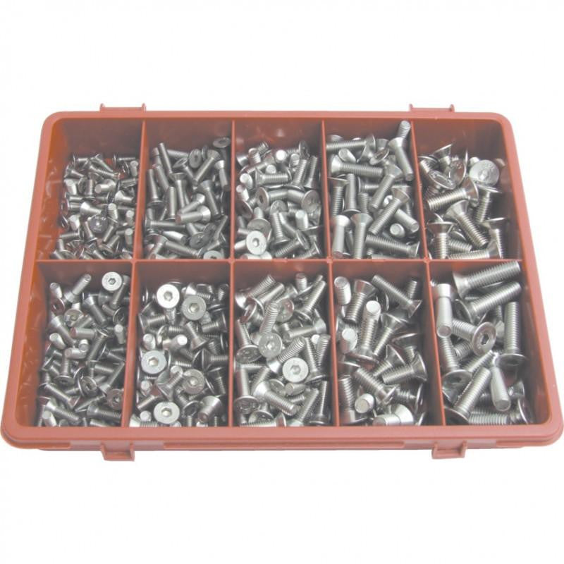 Set 410 suruburi CSK din inox A2 QFT-615-4410K