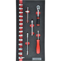 Set 19 capete tubulare profesionale KEN-595-0230K