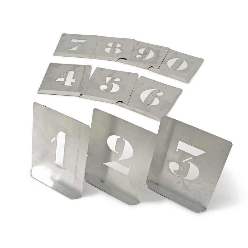 Set 10 Poansoane - Cifre 50 mm KEN-561-0500K