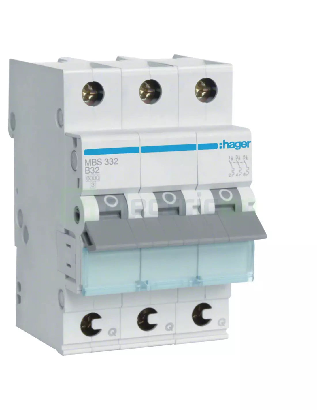 Siguranta Automata Trifazica 3P 32A Hager MBS 332 Curba B 6kA