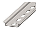 Şină omega din oţel zincat, 2000x35x7,5mm, perforată BK14005--A