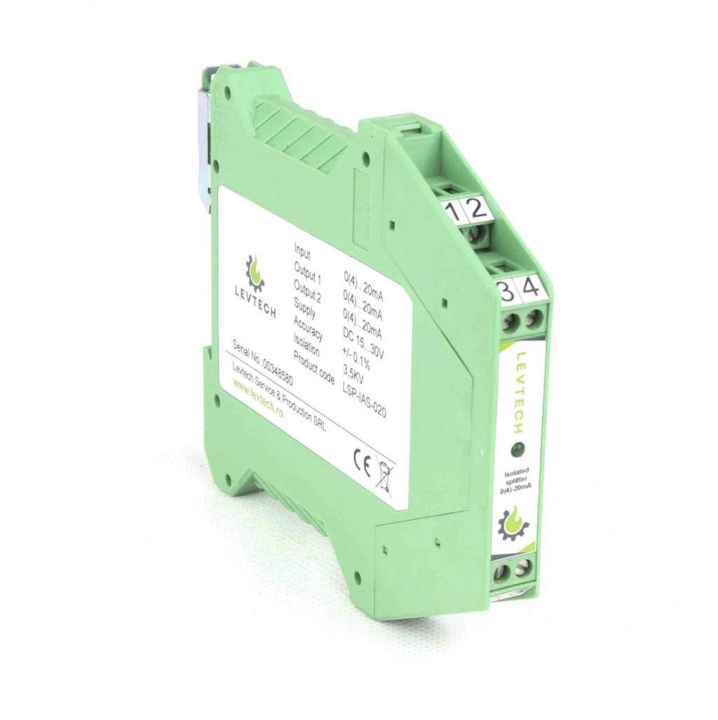 Splitter izolat pentru semnale analogice