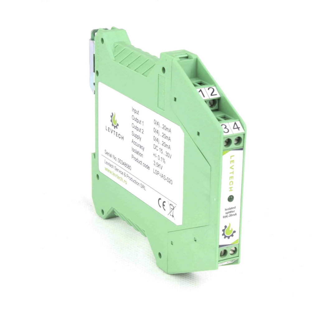 Splitter izolat pentru semnale analogice