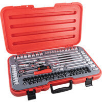 Set 90 piese metric, inch & whitworth cu varfuri surubelnita 3/8'' KEN-582-6185K
