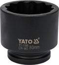 Cheie tubulară bihexagonală de impact  1", 80mm YT-11995