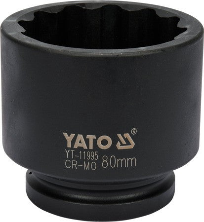 Cheie tubulară bihexagonală de impact  1", 80mm YT-11995